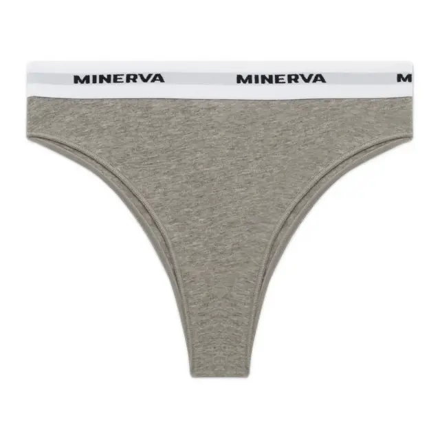 Minerva Εφηβικό Brazil με Εξωτερικό Λάστιχο, Χρώμα Γκρι Μελανζέ