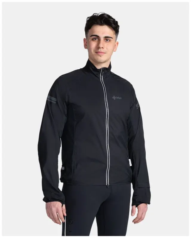 Tirano-M Black Ανδρικό Μπουφάν Τρεξίματος Kilpi - TM0106KI-BLK - S