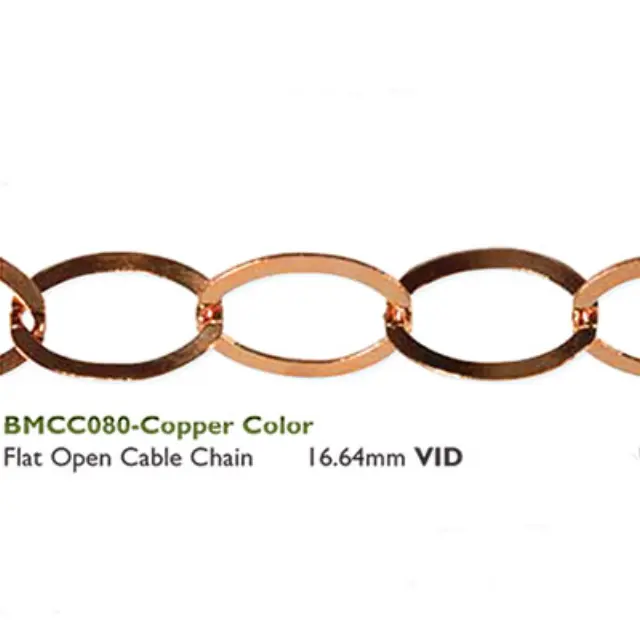 Αλυσίδα Flat Open Cable 16.64mm Copper~50cm