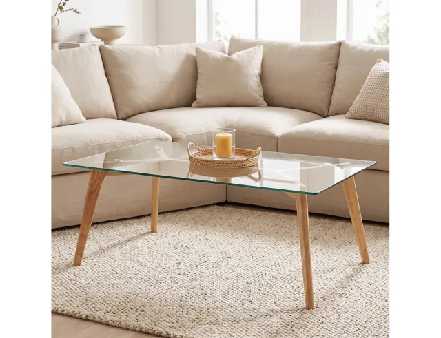 Τραπεζάκι Σαλονιού Home Deco Factory με διαστάσεις 110x60x45cm HD3801