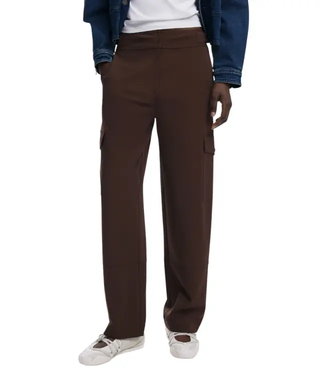 Desigual - Γυναικείο Παντελόνι Cargo Sagun Regular Fit 25WWPW08-6035 Καφέ - XS