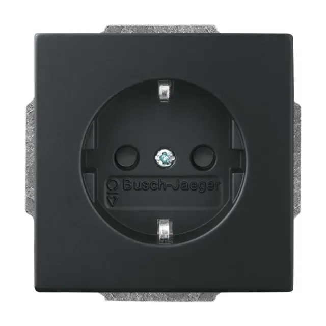 20 EUC-885 CoverPlates (partly incl. Insert) future®, Busch-axcent®, carat® black matt