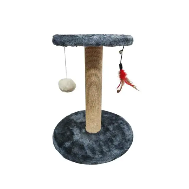 Ξύστρα Γάτας με Κρεμαστά Παιχνίδια 36cm - Cat Scratching Post with Hanging Toys 0290002
