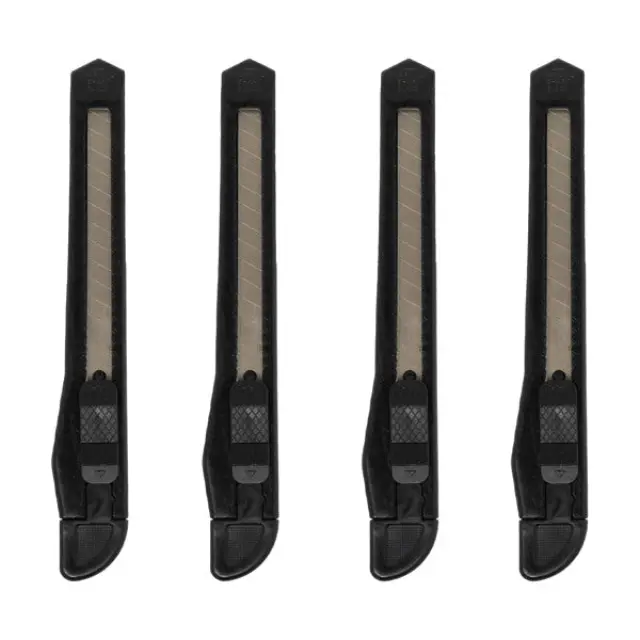 Cutter knife set 9 mm 4 pieces