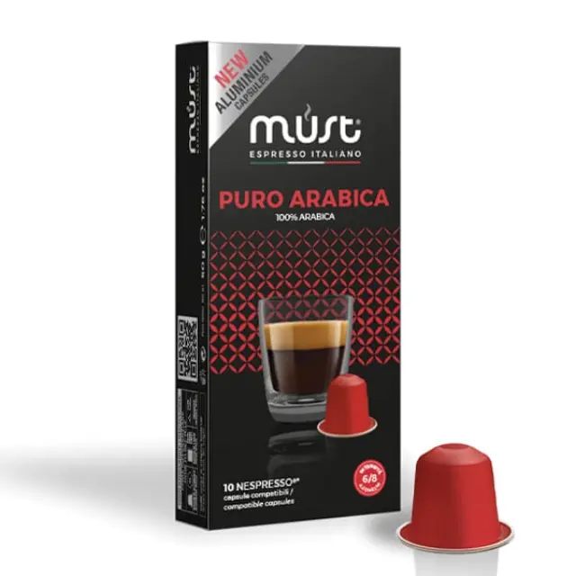 Must Arabica Aluminium 10 τμχ | Nespresso