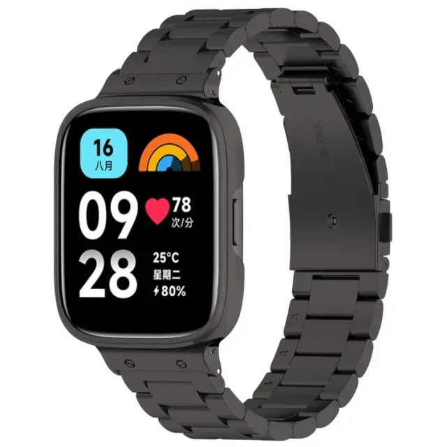 Μπρασελές για Redmi Watch 3 Active/ Watch 3 Lite - Black OEM
