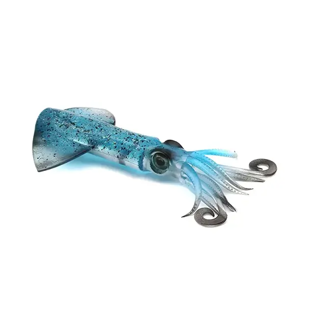 JLC Xipi Evo Body 10–17cm: Ανταλλακτικά Σώματα Σιλικονούχου Καλαμαριού με UV & Glow Εφέ 10cm Blue Glow