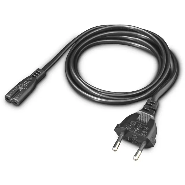Καλώδιο Τροφοδοσίας Universal Yenkee YPC 570 2pin IEC 320 C7 1.5m 2