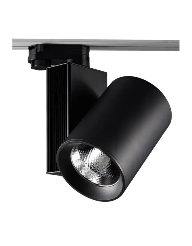 ΦΩΤΙΣΤΙΚΟ ΣΠΟΤ ΡΑΓΑΣ 20W 2700K 1800lm 38° ΜΑΥΡΟ ΜΕ 3Φ ΑΝΤΑΠΤΟΡΑ UNIVERSE