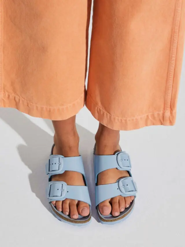 Birkenstock Πέδιλα Γυναικείο δέρμα Μπλέ BIR/ARIZONA BIG BUCKLE 1021472 BLUE 2