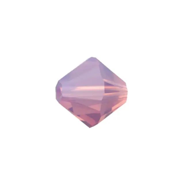 Swarovski 5328 XILION Bicone Cyclamen Opal 8mm - 9τεμ