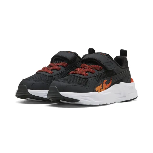 Puma Kids Trinity 2 Lite Sparks AC+ (PS) Μαύρο - Πορτοκαλί 407737-01 (Puma) 2
