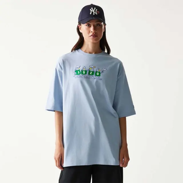 New Era Unisex Character Graphic Oversized T-Shirt Σιέλ 60771553 (New Era) 2