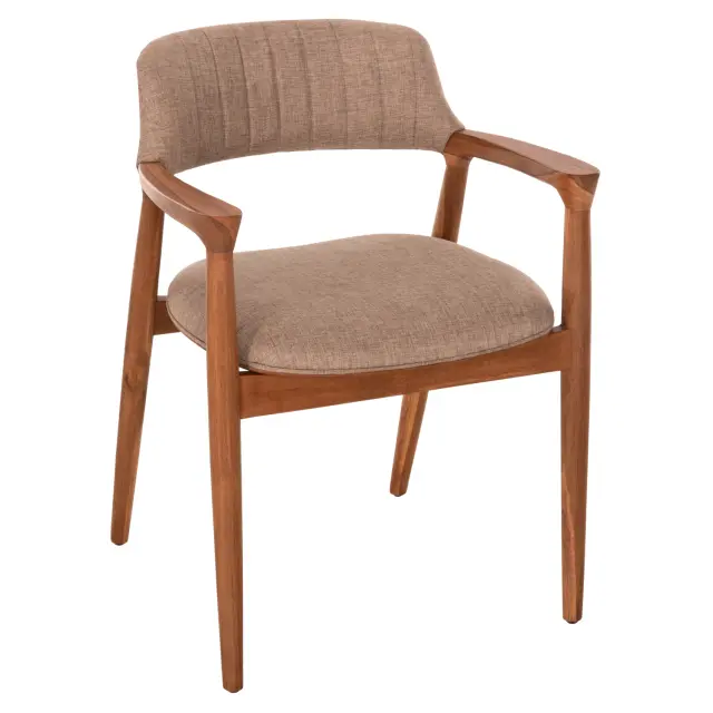 ΠΟΛΥΘΡΟΝΑ FB918259 TEAK WOOD ΜΕ ΣΑΜΠΑΝΙ ΥΦΑΣΜΑ 57x52x76Υεκ.
