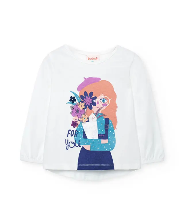 Boboli Μπλούζα μακό για κορίτσι MEADOWS FLOWERS - 3Y