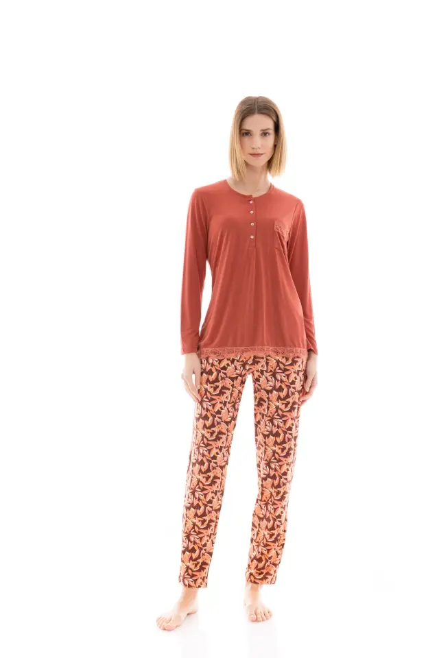 W1347 - Type - PYJAMA BRONZE LEAF - S