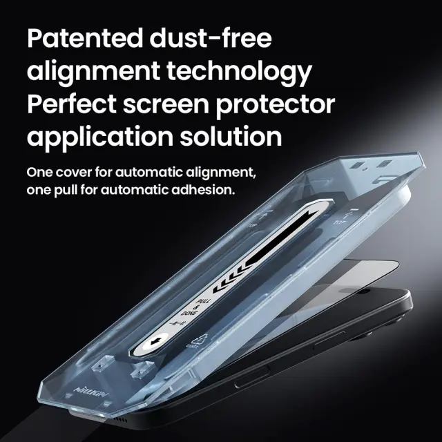 Nillkin Tempered Glass 2.5D CP+ PRO Black for Apple iPhone 16 Pro (with applicator) 2