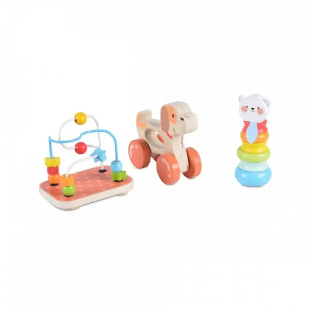 Moni Toys Σετ Ξύλινα Εκπαιδευτικά Παιχνίδια 2203