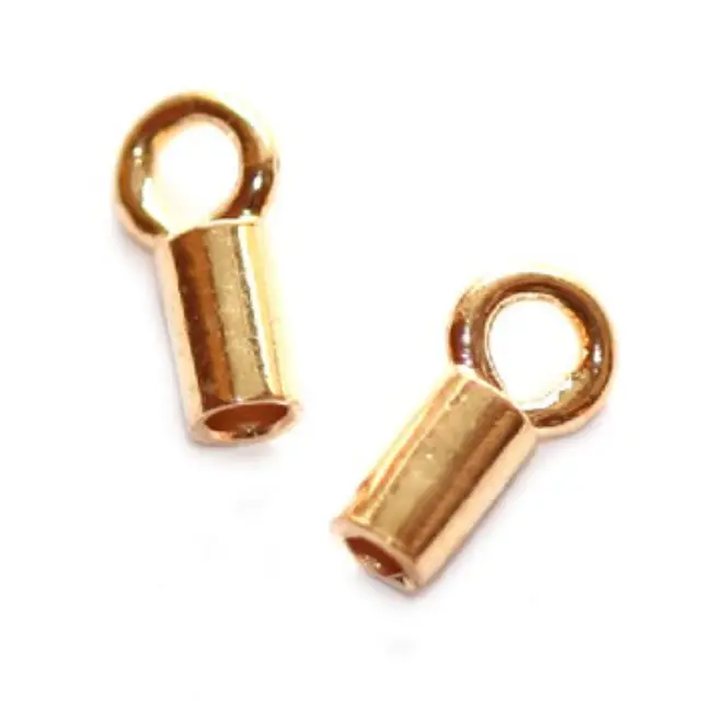 Ακροδέκτης Επίχρυσος (Gold Plated) 6mm - 10τεμ