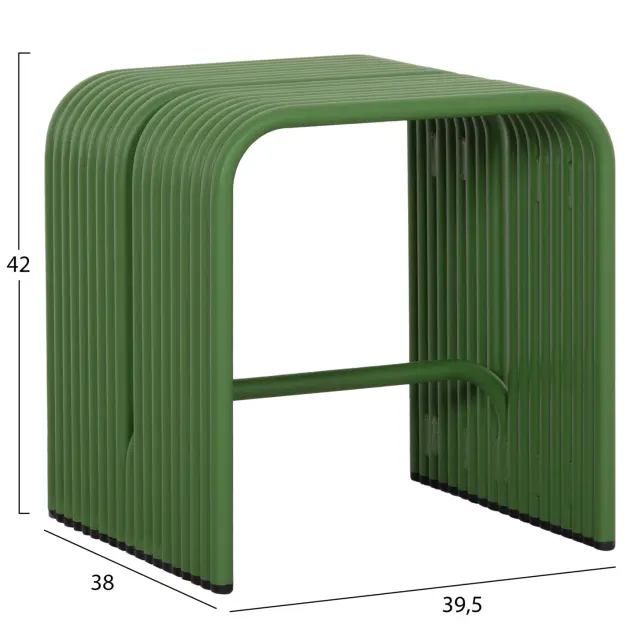 ΣΚΑΜΠO FB96325.07 ΑΛΟΥΜΙΝΙΟ ΣΕ ΠΡΑΣΙΝΟ ΧΡΩΜΑ 40x38x42,5Yεκ. 2