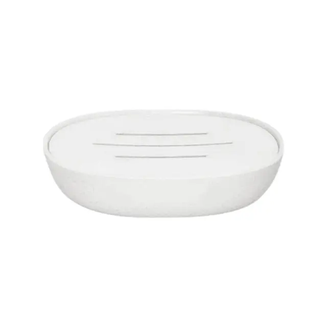 Σαπουνοθήκες μπάνιου πλαστικές - Σετ 9pcs - White - 21538