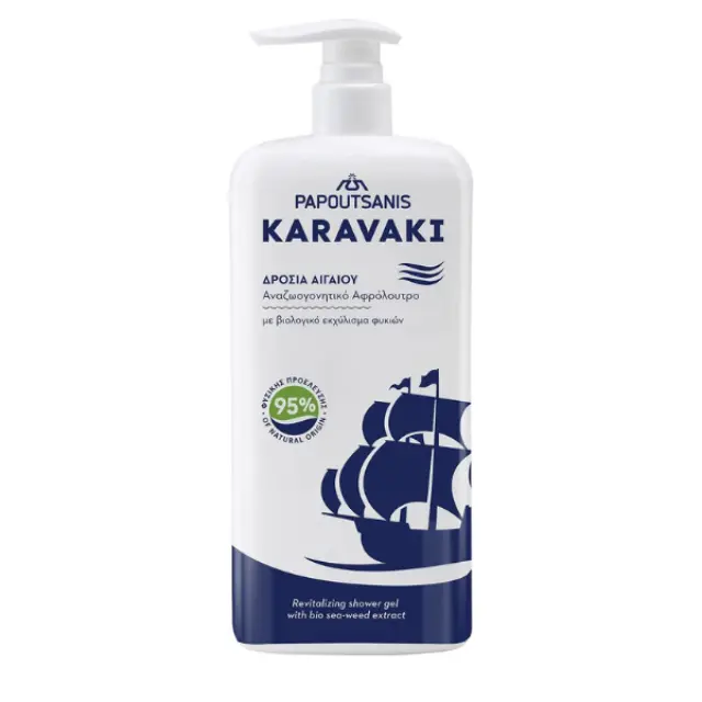 Papoutsanis Karavaki Αφρόλουτρο Δροσιά Αιγαίου 750ml