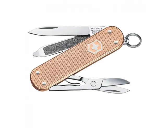 Ελβετικός Σουγιάς Victorinox Classic SD Alox με 5 λειτουργίες και μήκος 5.8cm - Fresh Peach0.6221.202G