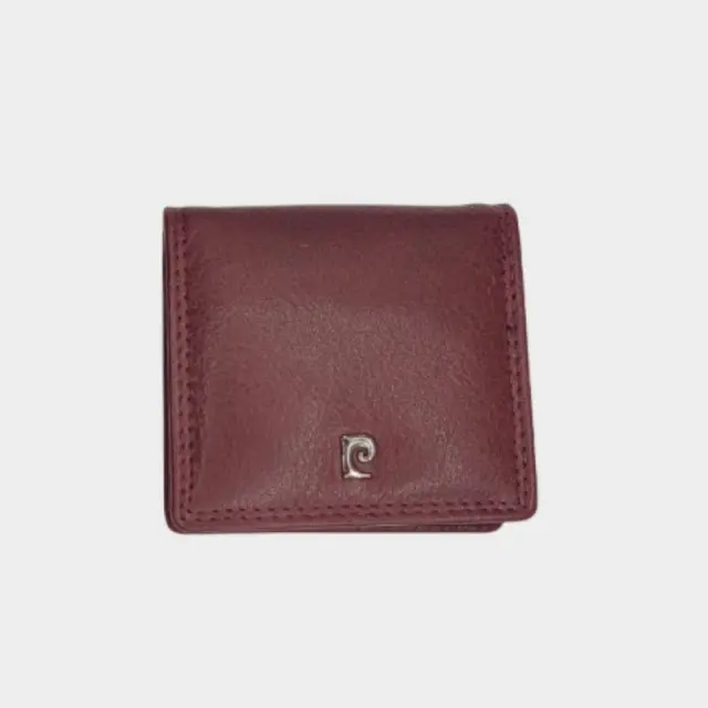 Δερμάτινη Κερματοθήκη Pierre Cardin 841 eko05 Μπορντό - ONESIZE