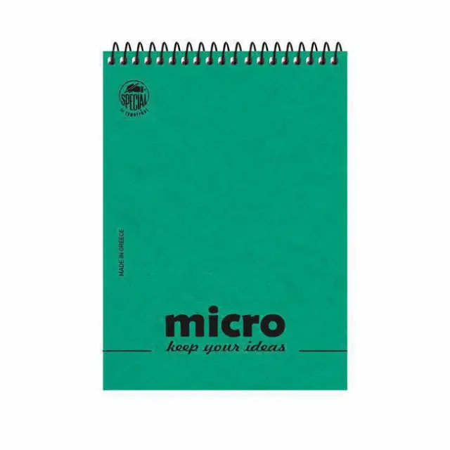 Typotrust Μπλοκ Σπιράλ Ριγέ 8.5x11.8 MICRO 80φ. (4604-1) (TYP4604-1) 2