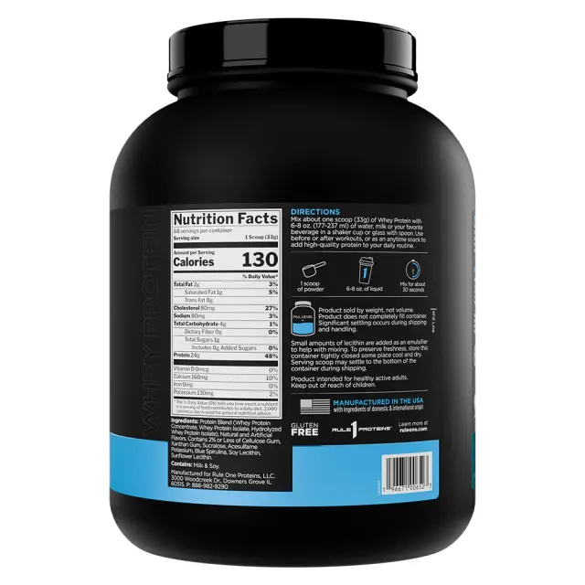 Rule1 Whey Protein Birthday Cake, 5 lbs 2