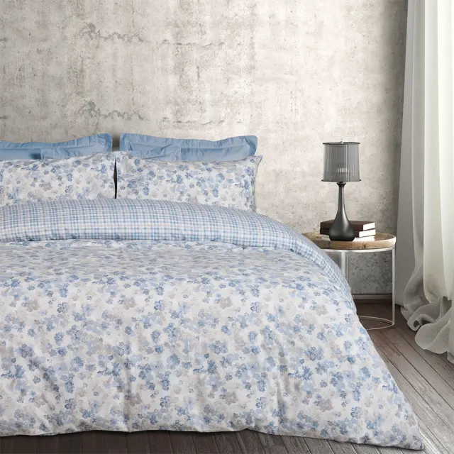 Σεντόνια σετ/3 μονά happy flannel μπλε 170x260cm Das Home 9637