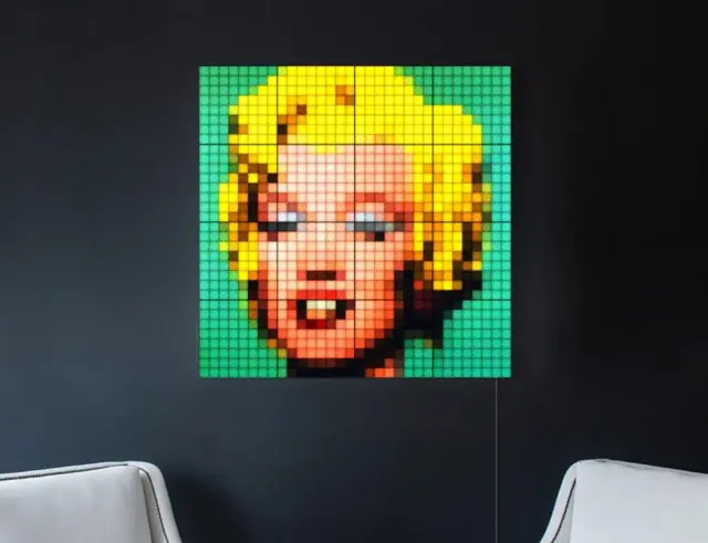Smart LED Πάνελ Twinkly Squares (TWQ064STW-01-BAD) 1 Πάνελ, Βluetooth, WiFi Και Έλεγχο μέσω Κινητού ΤηλεφώνουTWQ064STW-01-BAD 2
