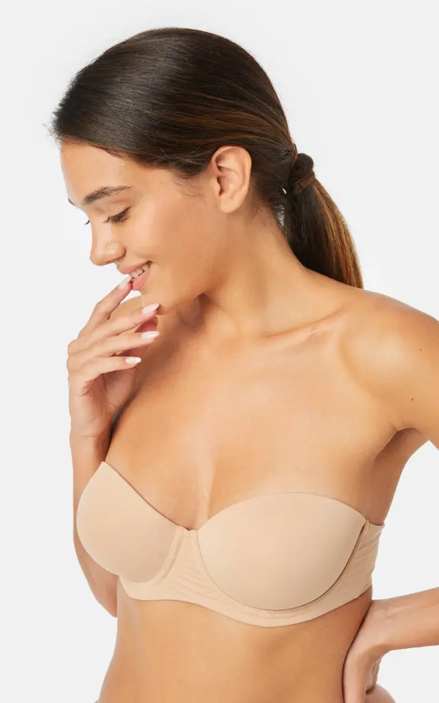 Strapless Γυναικείο Σουτιέν με μπανέλα Minerva