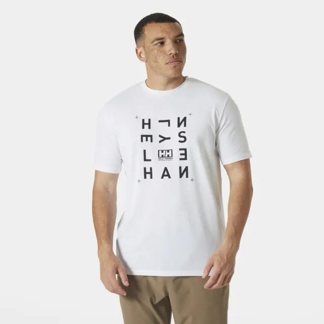 Helly Hansen Skog Graphic T-Shirt Sup White - M 3