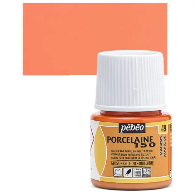 Pebeo Porcelaine 150 Σμάλτο - 049 Mango (O) - 45ml
