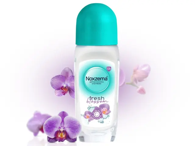 Noxzema Fresh Blossom Anti-Transpirant Αποσμητικό 72h σε Roll-On 50ml