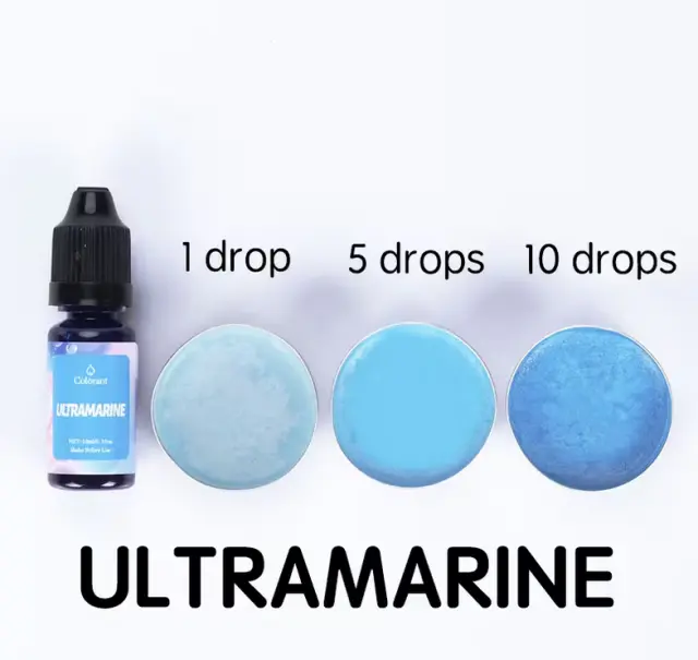 Χρώμα υγρό για κερί, Ultramarine, 10ml