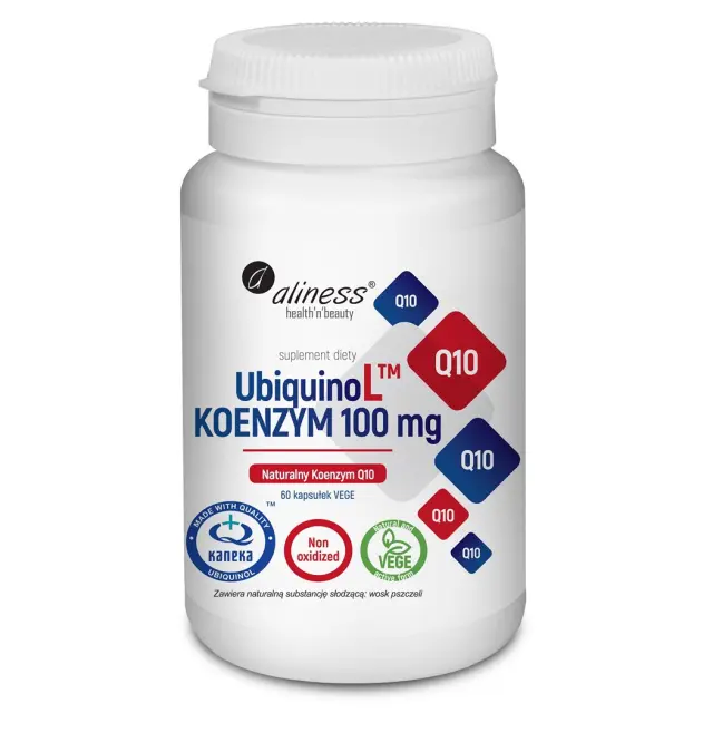 ALINESS UbiquinoL Kaneka Natural Coenzyme 100 mg – dietary supplement – 60 capsules