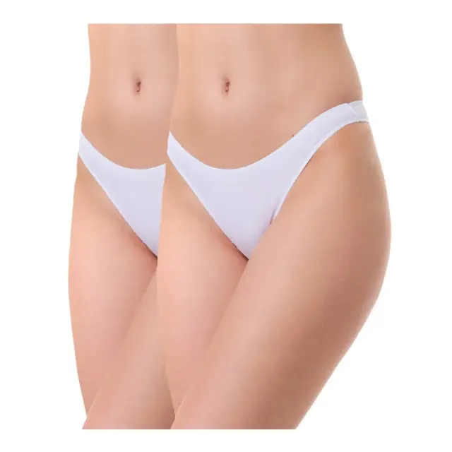 Fimelle TENCEL™ Modal Γυναικείο Χαμηλόμεσο Rio Invisible Σλιπ 81321 2 τεμάχια Minerva - Λευκό