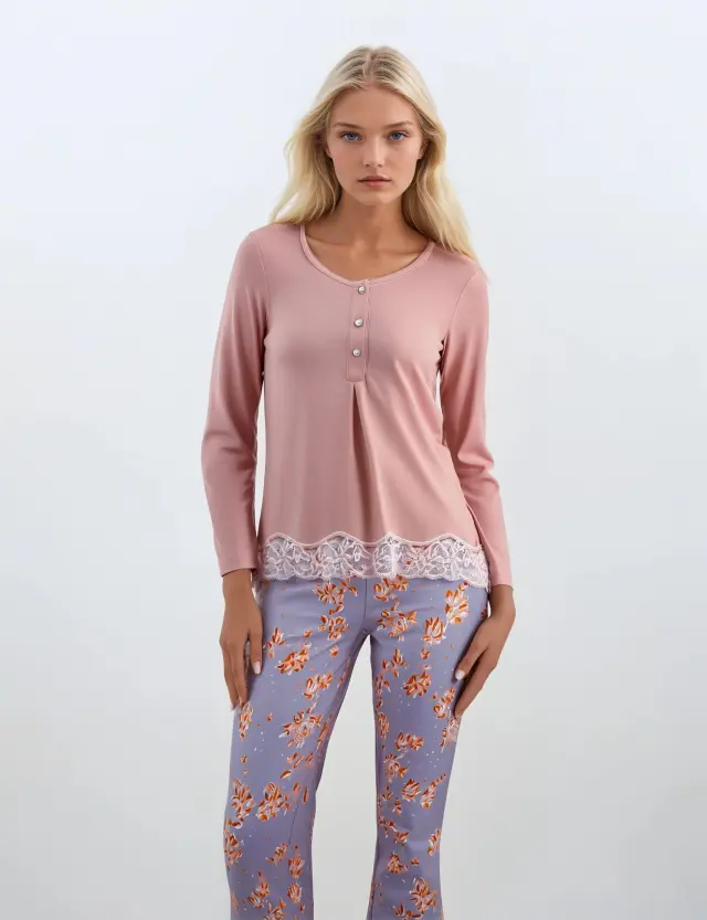 W639 - Type - PYJAMA GLAMOUR FLOWER - S 2