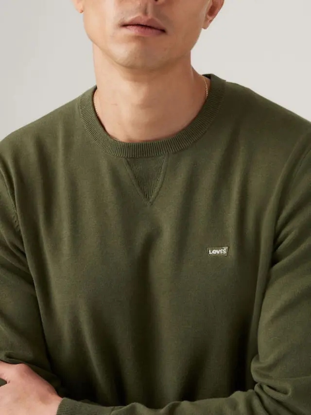 LIGHTWEIGHT HM SWEATER GREENS Khaki 3