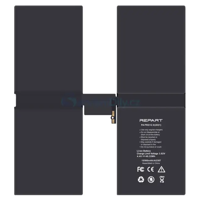 Συμβατή Μπαταρία 10500mAh για iPad Pro 12.9 2021