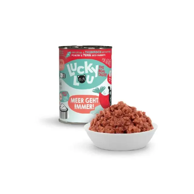 Lucky Lou LifeStage Adult Πουλερικά & Τόνος (με Παστινάκι) 400gr 2