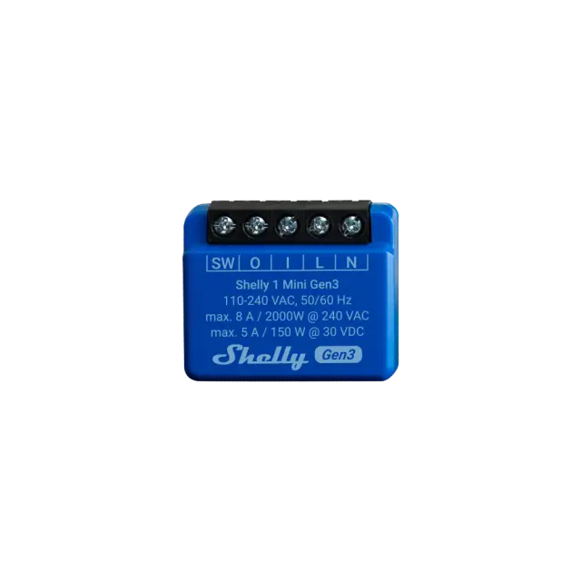 3800235261576 | Shelly 1 Mini Gen 3 - EAN 3800235261576