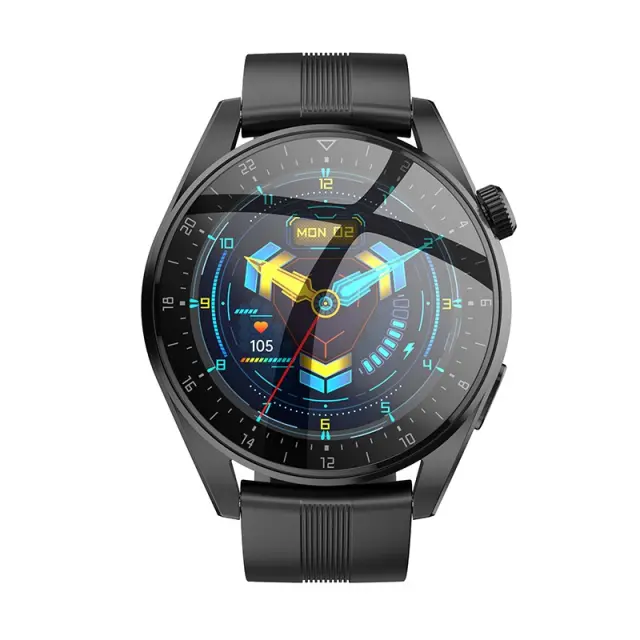 Smartwatch Hoco Y9 IP68 TFT HD IPS 3.5D Touch Screen 1.36" 300mAh με Δυνατότητα Κλήσεων Μαύρο 3