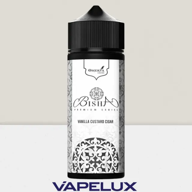 Bisha by Omerta Flavor Shots Vanilla Custard Cigar 20ml to 120ml 2