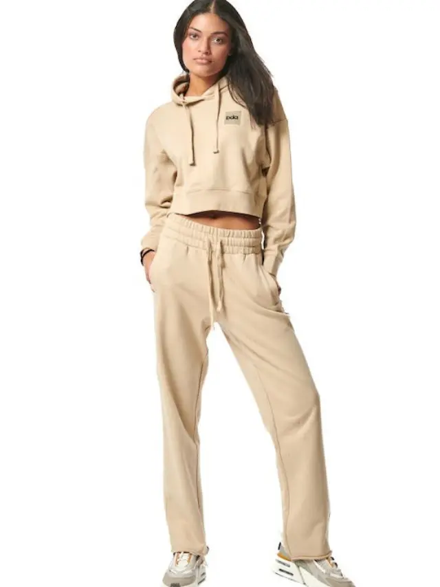 Body Action Cropped Γυναικείο Φούτερ 061427-SAND GREY - M 2