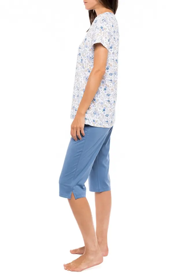 S1159 - Type - PYJAMAS CAPRI BLUE FLOWER 2