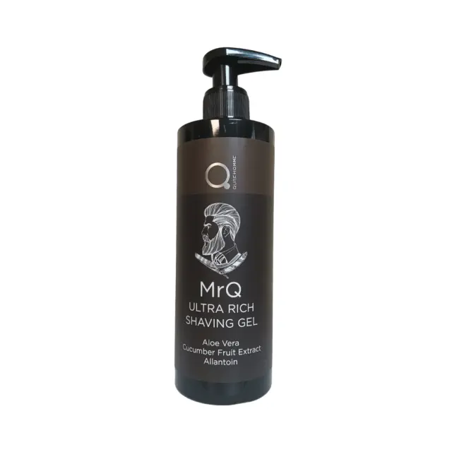 MrQ Ultra Rich Shaving Gel 300ml by QureHomme - Τζελ Ξυρίσματος με ενυδατικές και καλλυντικές ιδιότητες.