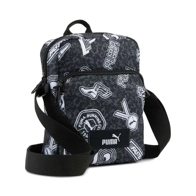Puma Adult Academy Allover Print Portable Shoulder Bag Μαύρο 091489-25 (Puma) - One Size